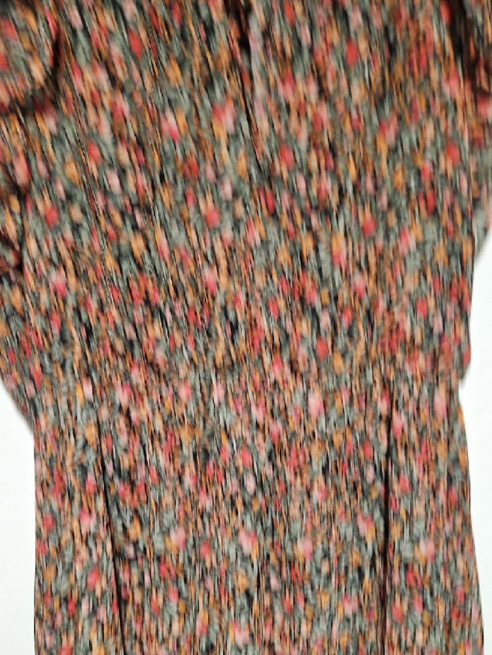 Steve Madden Black Floral Maxi Dress with Pink and Green Accents - Picture 4 of 6